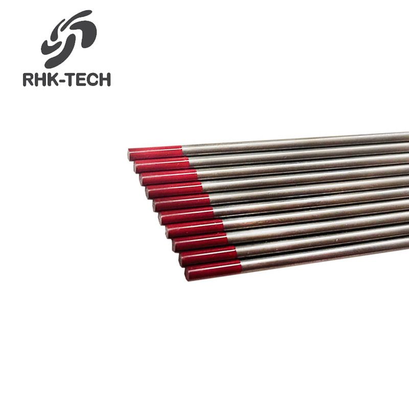 RHK WT20 Red 1.0mm 1.6mm 2.0mm 2.4mm 3.2mm Thoriated TIG Welding Tungsten Electrode for Carbon Steel, Stainless Steel