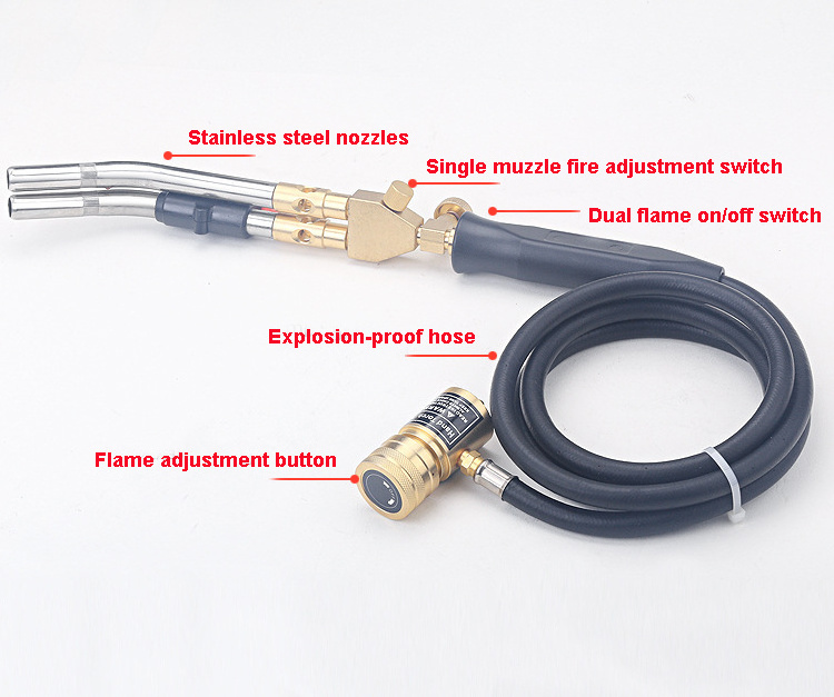 RHK New Mapp Gas Propane Torch Mapp Torch Welding Tools Copper Pipes and Aluminum Tubes Hand Torch