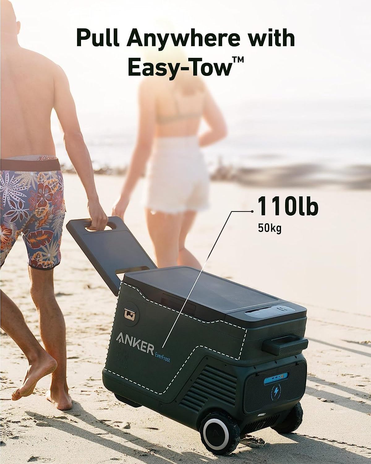 Anker powered Cooler with 299WH Battery  Stay Powered Anywhere Anytime Your On the Go Lifesaver Generator