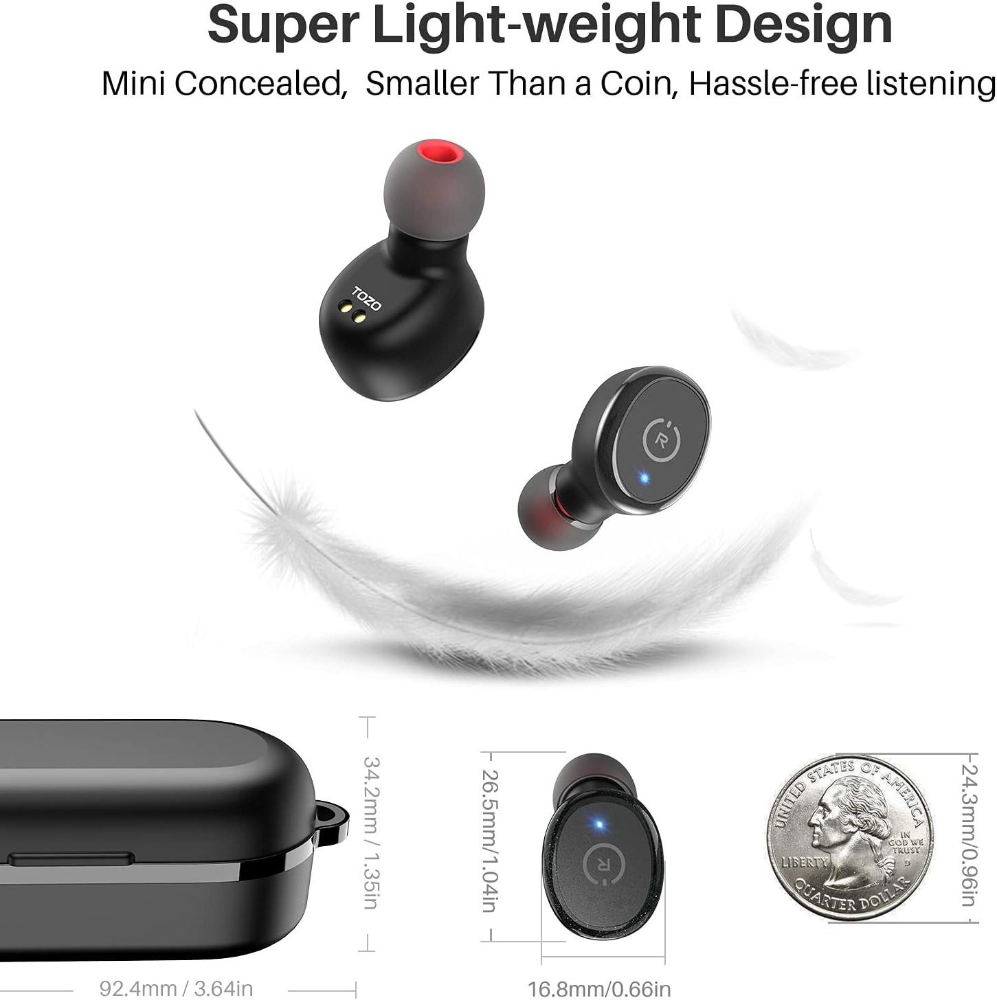 TOZO T10 Bluetooth 5.0 Wireless Earbuds  Stay Powered Anywhere Anytime Your On the Go Lifesaver Generator