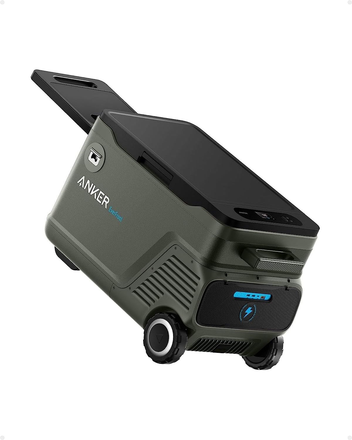 Anker powered Cooler with 299WH Battery  Stay Powered Anywhere Anytime Your On the Go Lifesaver Generator