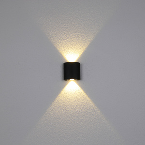 IP65  Wall Lamp Living Room Wall Light Outdoor Black warm Light Wall Lamp Aluminum