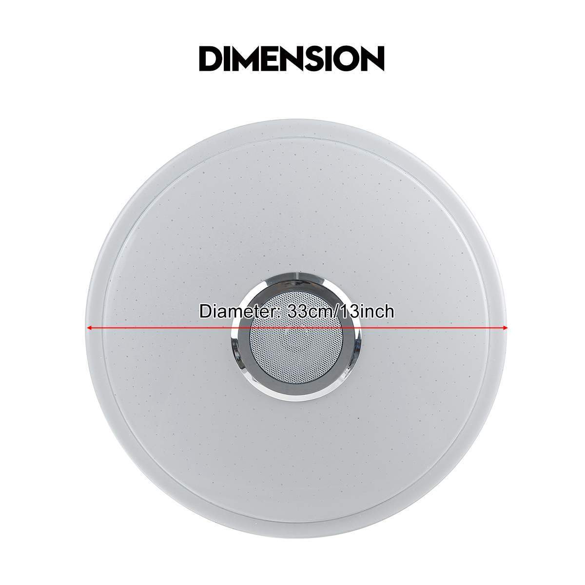 Indoor Lighting APP Control Smart RGB Dimming Round Music Bedroom Modern Led Ceiling Light