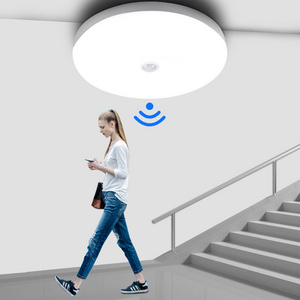 Living Room Aisle Minimalist Round Contemporary Motion Sensor Smart Panel Light Led Ceiling