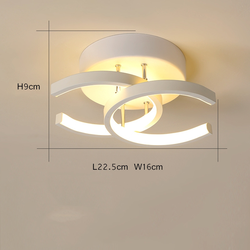 Modern Pop Living Room Lighting 16W Warm White Led Hallway Light Fixtures Ceiling