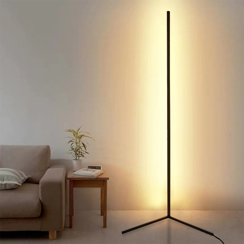 Smart LED RGB comer floor lamp modern indoor home decor App control stand floor light lamps