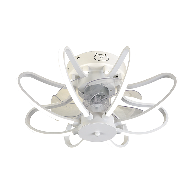 Modern European Style 58CM Ceiling Chandelier Fan with LED Lights Novel pendulum Design Remote Control Switch for Bedroom