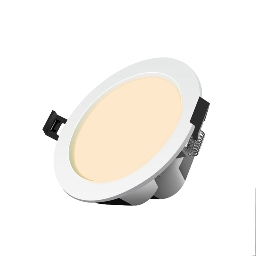 High Lumen 9w Down Light Cob Recessed Ceiling Down light mini three color dimmable smart wifi color down light