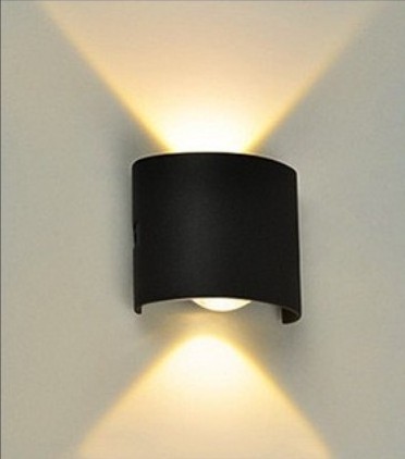 IP65  Wall Lamp Living Room Wall Light Outdoor Black warm Light Wall Lamp Aluminum