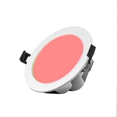 High Lumen 9w Down Light Cob Recessed Ceiling Down light mini three color dimmable smart wifi color down light