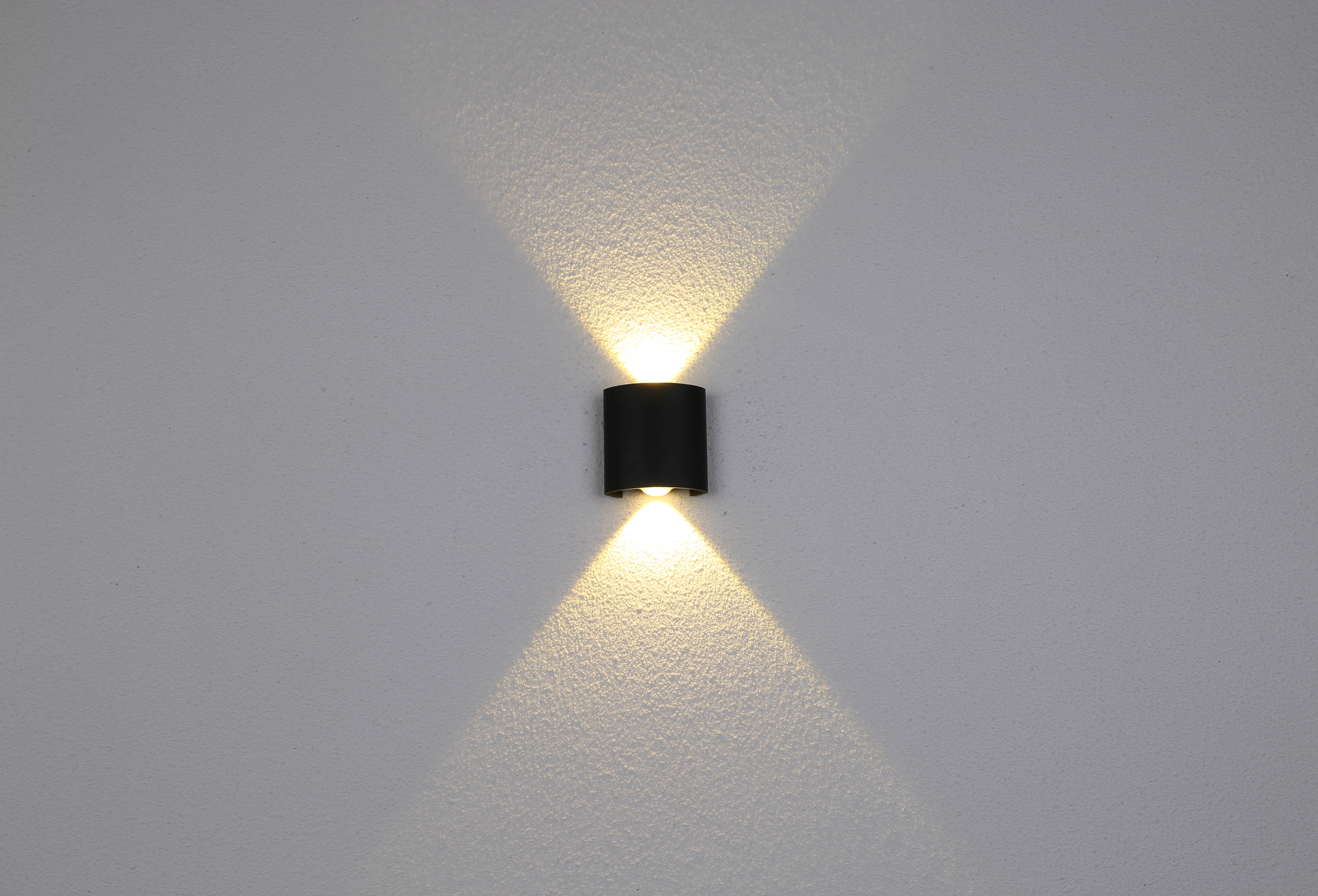 IP65  Wall Lamp Living Room Wall Light Outdoor Black warm Light Wall Lamp Aluminum