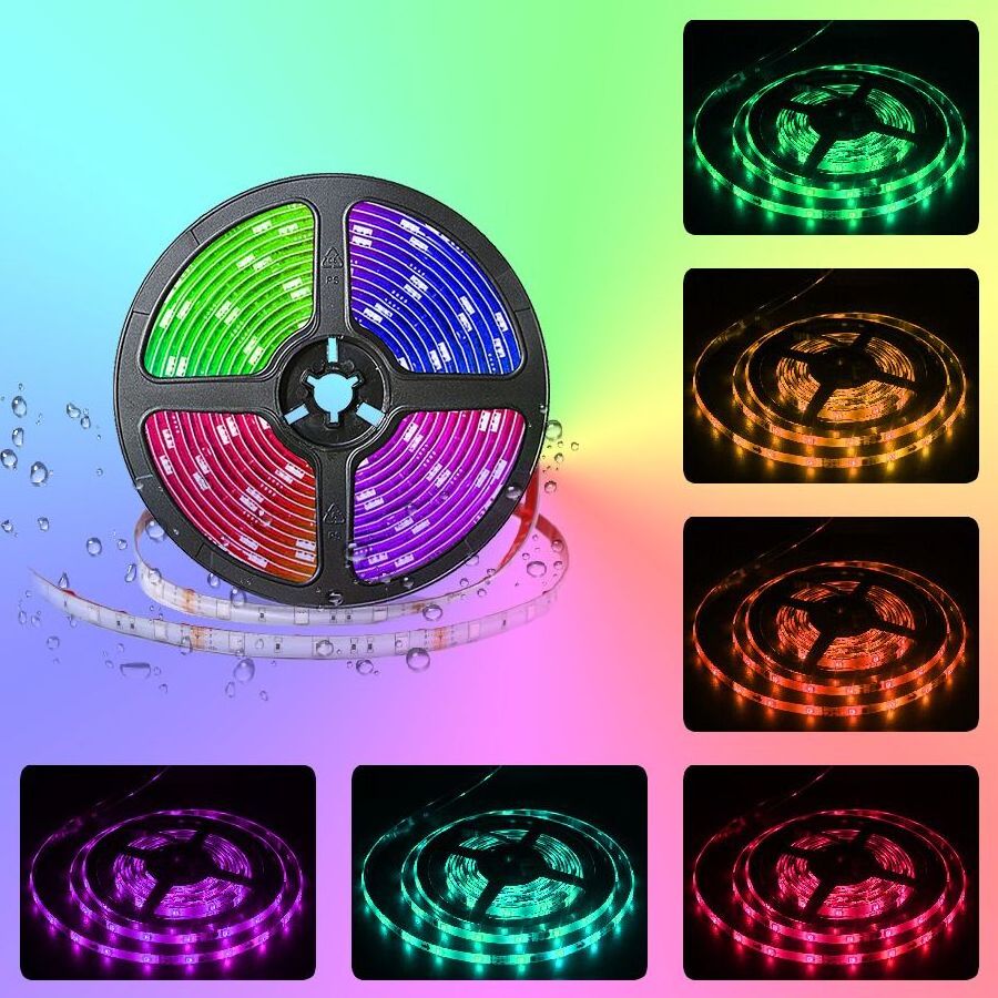 2023 Hot Sale 5050leds Rgb 1M 2M 3M 4M 5M IP20 Desktop TV Screen Lighting Flexible Led Strip Light For Home