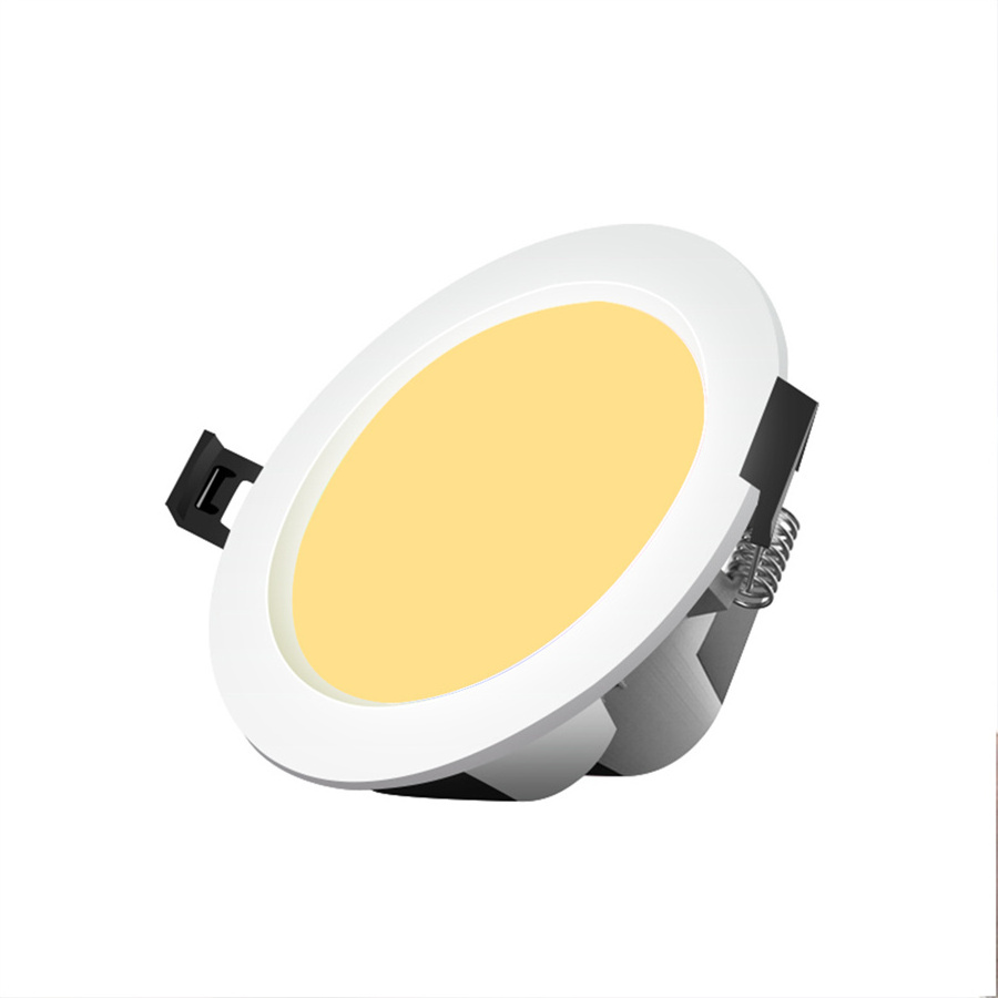 High Lumen 9w Down Light Cob Recessed Ceiling Down light mini three color dimmable smart wifi color down light