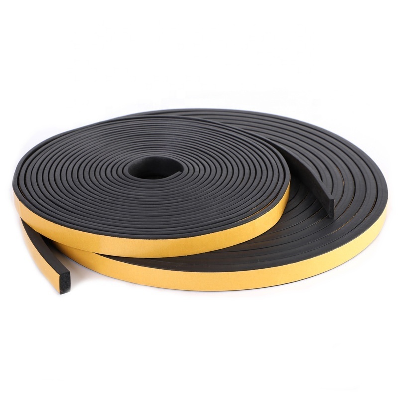 super March Epdm Yellow Self Adhesive Tape Closed Cell Epdm Adhesive Sponge Foam Rubber Seal Strip