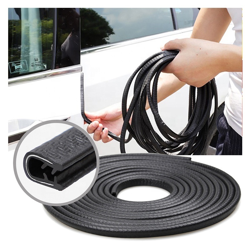 Car door seal PVC EPDM U-shaped can be customized windshield rain seal edge seal