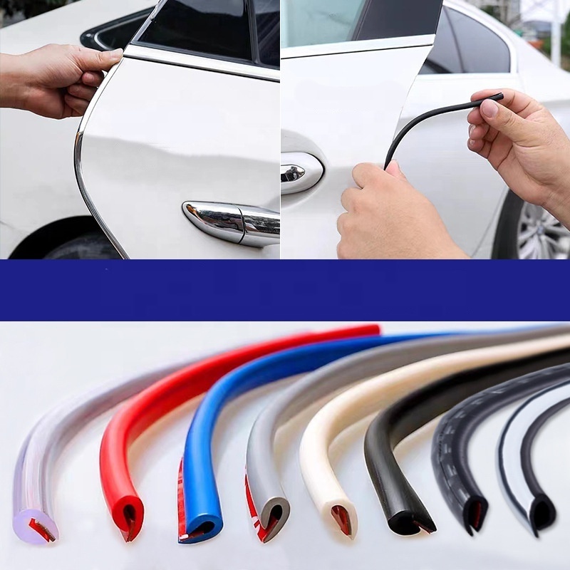 Car door seal PVC EPDM U-shaped can be customized windshield rain seal edge seal