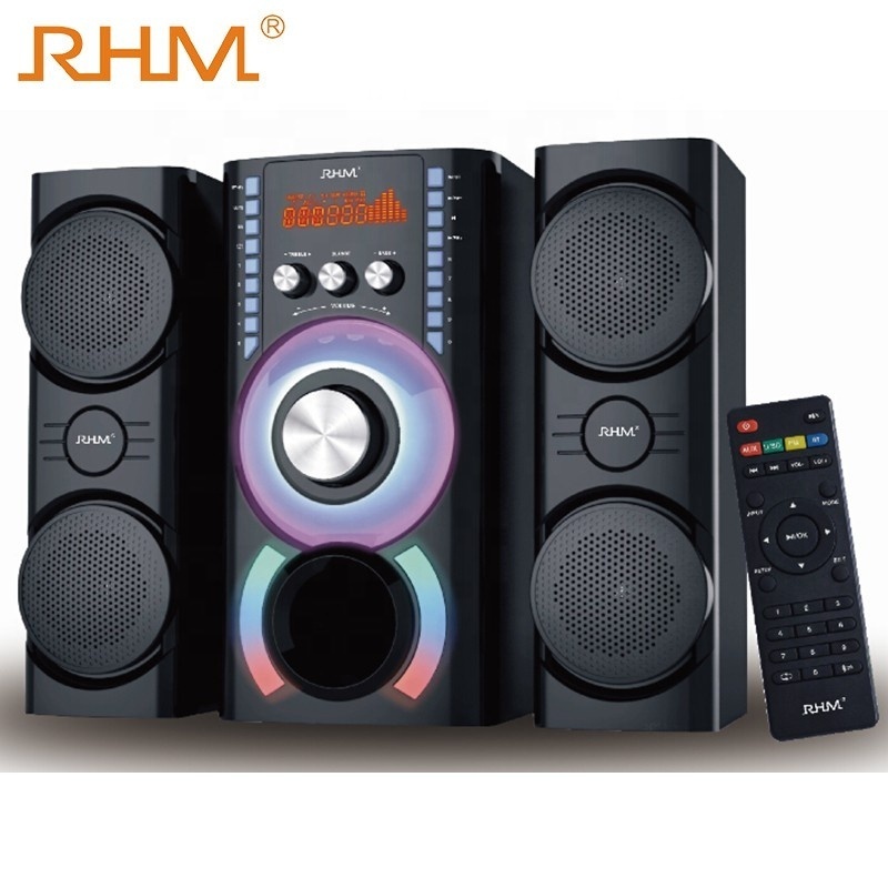 Hot sale New Sound System 2.1 Speaker With AUX/SD/FM/USB/BT/Remote Control