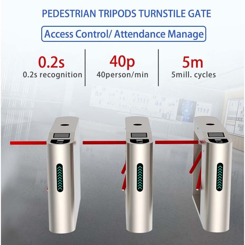 High Reliability Tripod Turnstile Ticket Gate Core Mechanism RFID Turnstile Bus Security Barriers Turnstile Tripod