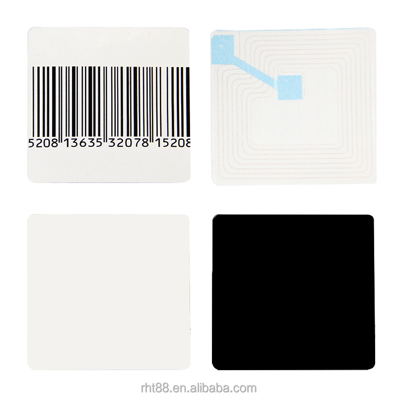 50MM EAS RF Alarm Sticker Anti Theft Sticker Label Self adhesive Barcode Soft Label