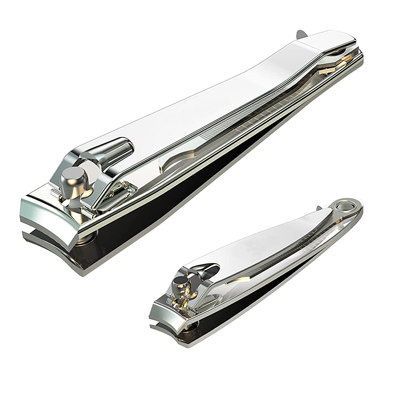 Wholesale Large Size Nail Clippers Straight Edge Stainless steel Nail Cutter With Nail File