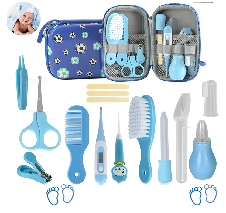 24 in 1 Baby Health Care Grooming Kit Safety Electric Nail Scissors Trimmer Set 2020 Lupantte Nursery Care Kit