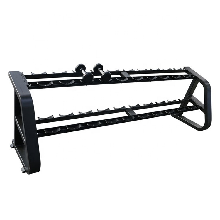 RIAO Commercial Dumbbell Set Weight Rack 2 Tire For Gym