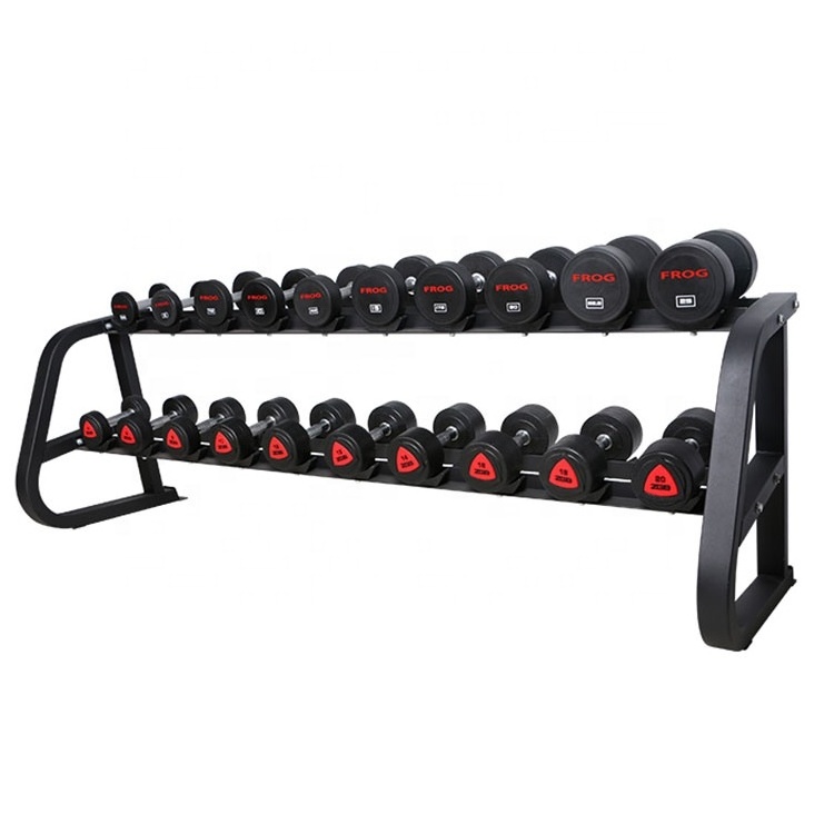 RIAO Commercial Dumbbell Set Weight Rack 2 Tire For Gym