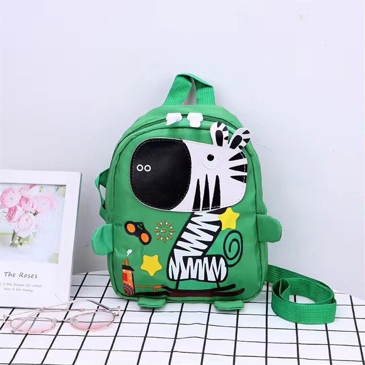 2024 mini sublimation boy walking cartoon new toddler canvas safety anti-lost backpack