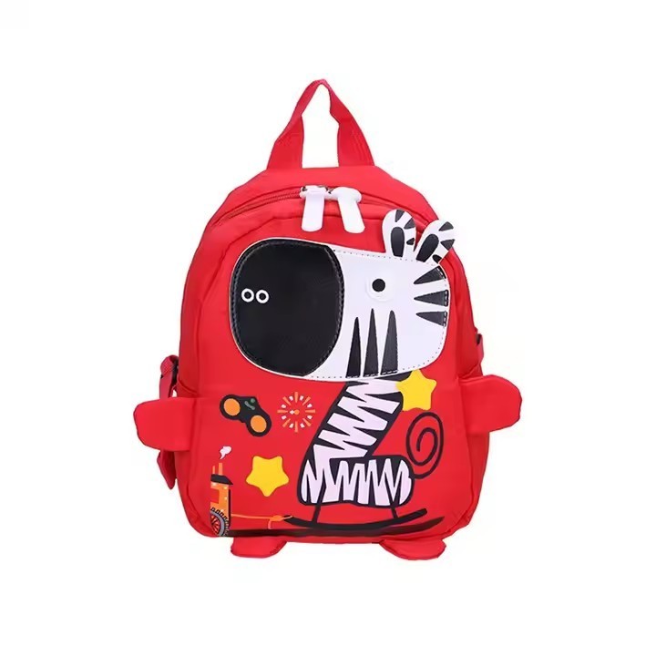 2024 mini sublimation boy walking cartoon new toddler canvas safety anti-lost backpack