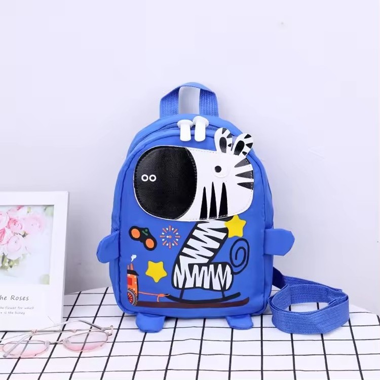 2024 mini sublimation boy walking cartoon new toddler canvas safety anti-lost backpack