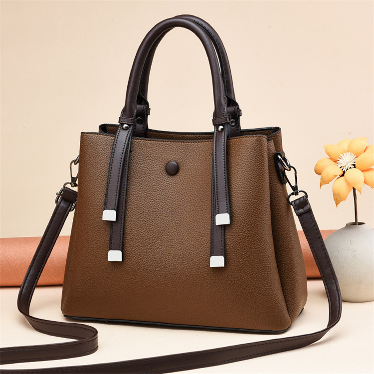 famous brands custom latest China wholesale fashion pu leather ladies handbags price