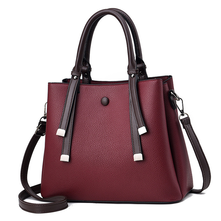 famous brands custom latest China wholesale fashion pu leather ladies handbags price