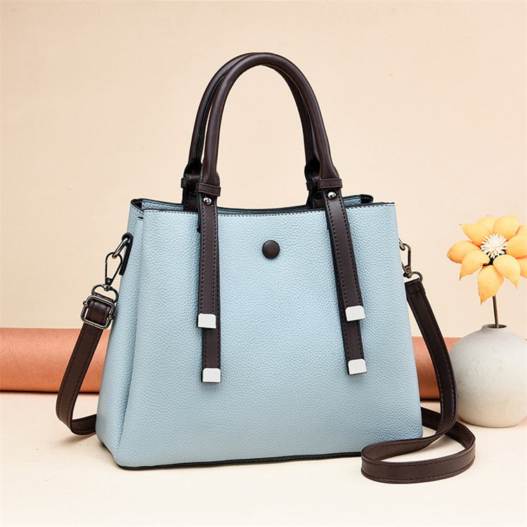 famous brands custom latest China wholesale fashion pu leather ladies handbags price