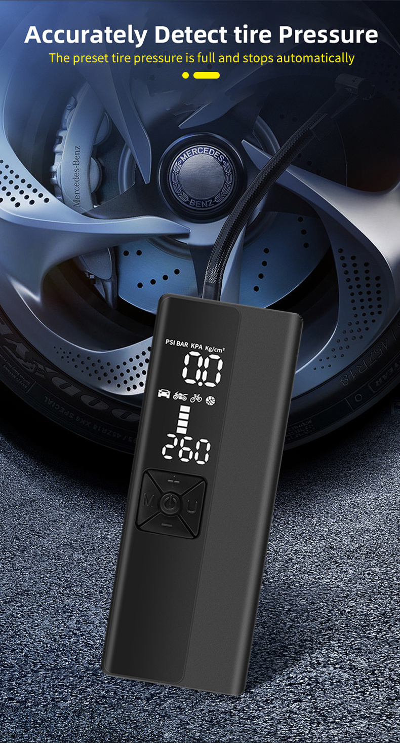 Wireless Electric Digital Tire  Air Pump For Car and Bike electric air pumps for inflatables