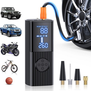 2024 New 6000mah Portable Electric Digital 150PSI Air Compressor car tire Inflator Air Car Pump in 12V For Car