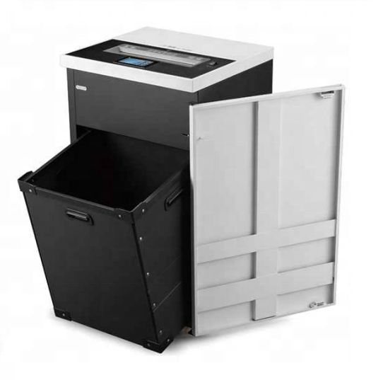 35 Sheets A3 Electric Paper Shredder Machine Heavy Duty 85L 3*25mm 2.5m/min