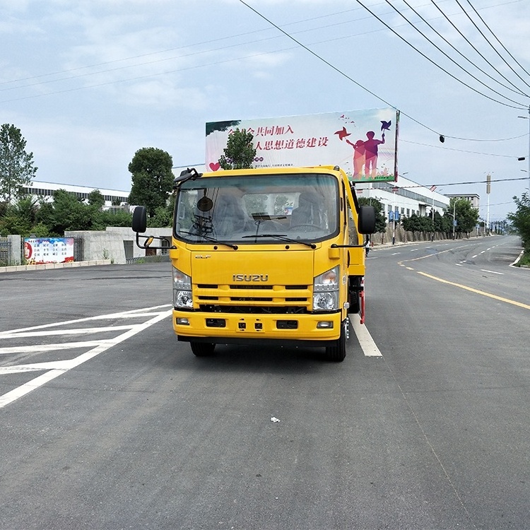 5 ton 4x2 tow truck Janpan wrecker truck road rescue flatbed tow truck for sale