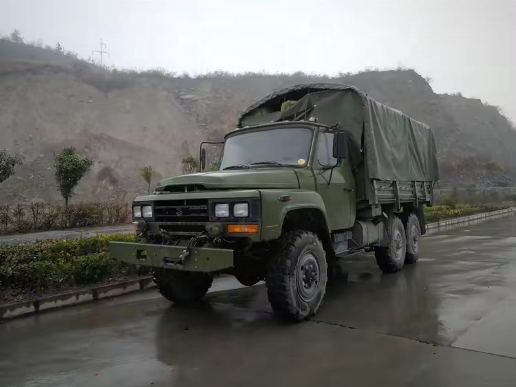 Wheel Drive Pickup Cargo Truck Dongfeng Troop Transport Vehicle,6x6 All Hubei Fast Fence Automatic YUCHAI Euro 3 Manual 4 - 6L