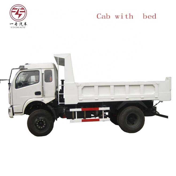 Off-road Tipper Camion Truck AWD Mini Dump Truck for Sale 5 Ton Capacity 4x4 Left Hand Drive Mini Carry Truck Manual Euro 4 LHD