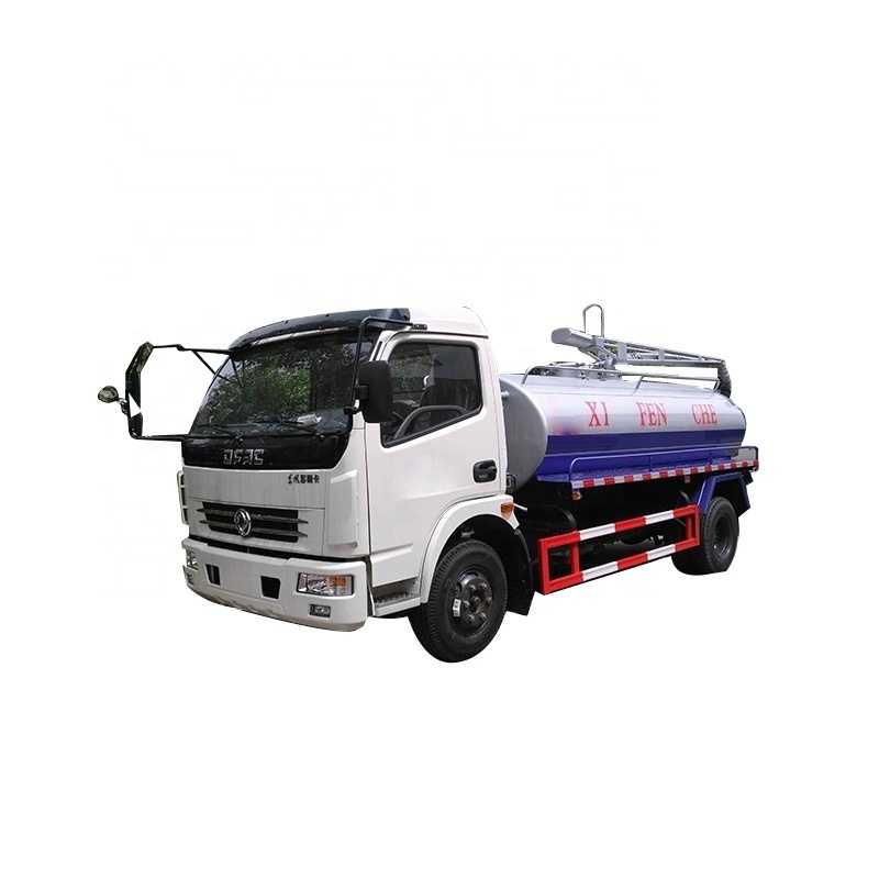 Mini Vacuum Sewage Suction Truck 6CBM Vacuum Septic Tank Truck 6 CBM Extractor De Alcantarillas Manual Euro 4 Diesel 110 Kw