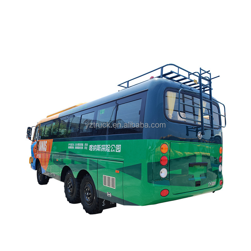 6X6 Off Road Coach Bus 6 Wheels Drive Coach Bus 10-31 Seater Tourist Mini Shuttle Bus