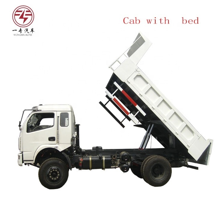 Off-road Tipper Camion Truck AWD Mini Dump Truck for Sale 5 Ton Capacity 4x4 Left Hand Drive Mini Carry Truck Manual Euro 4 LHD