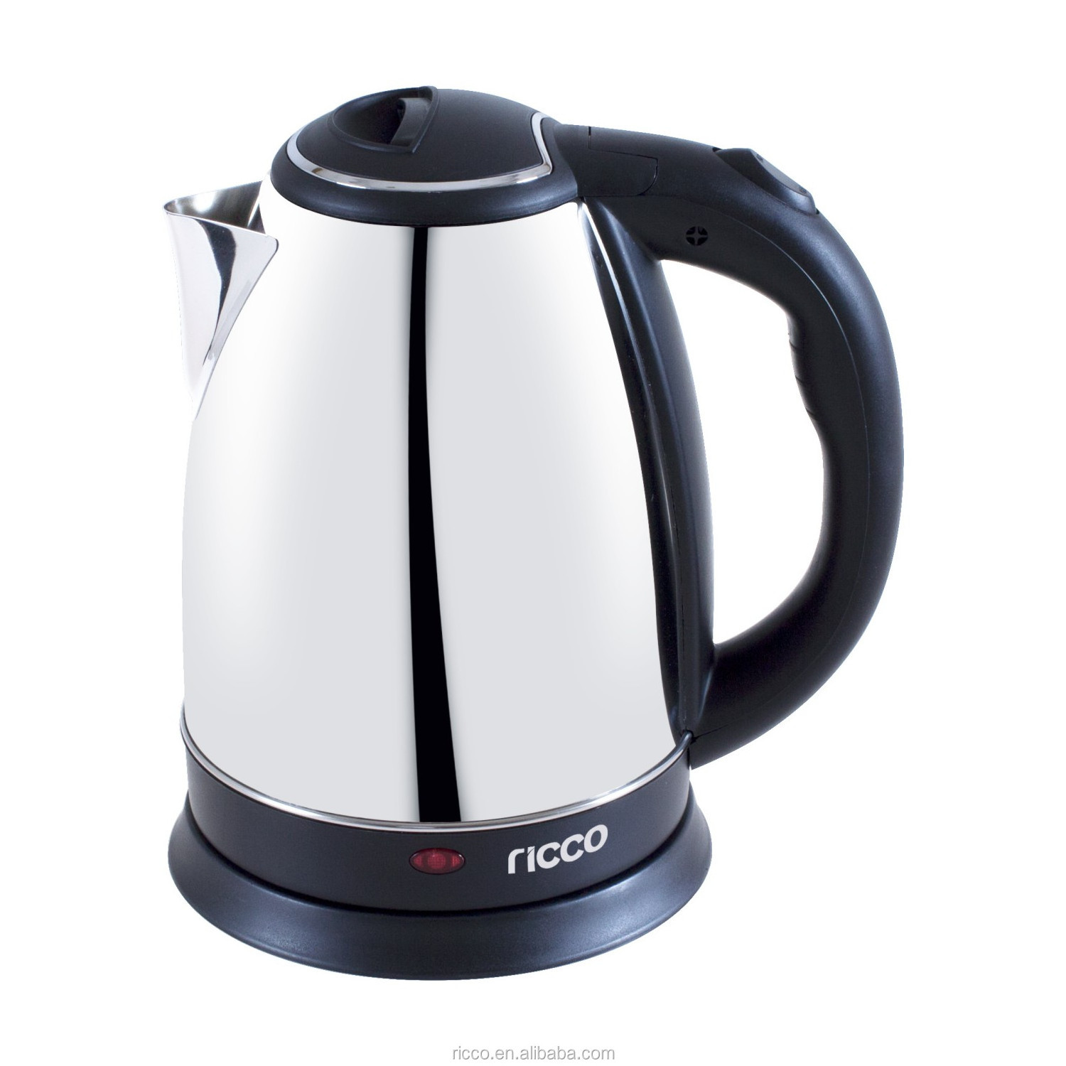 1.8L Stainless steel electric kettle with double thermostat