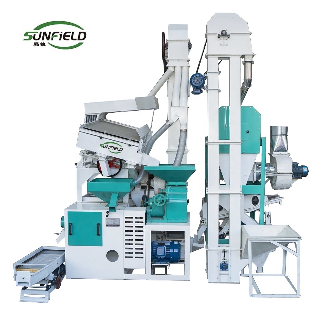 20TPD Small Complete Set Combined Rice Mill Processing Machine/ Parboiled rice Milling Machine And Polishing Machine