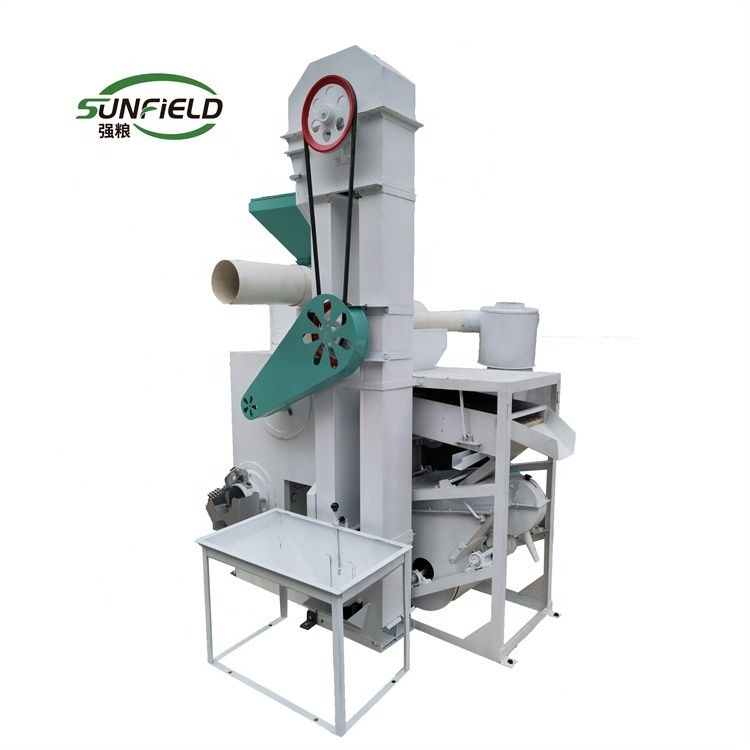 Modern 400-500kg/h full automatic diesel engine rice milling machine