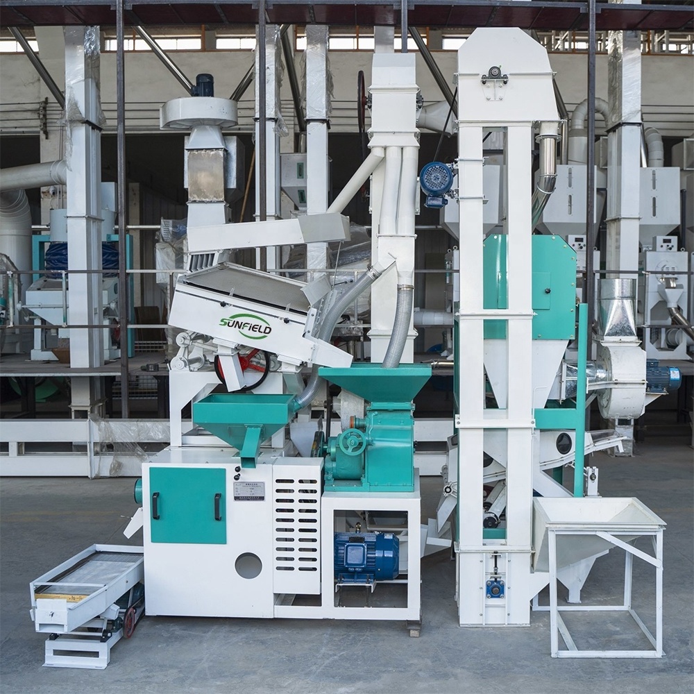 20TPD Small Complete Set Combined Rice Mill Processing Machine/ Parboiled rice Milling Machine And Polishing Machine