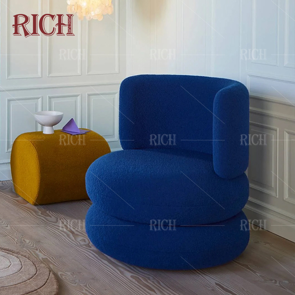 fabric modern leisure chairs for family room indoor lounge accent chairs furniture living room blue armchairs