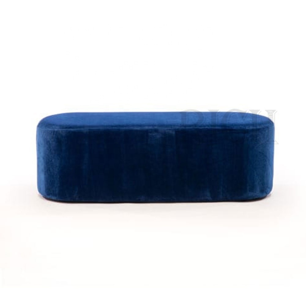 2021 leisure stool Nordic diy ottoman sitting long bed stool velvet fabric foam bench seat modern blue velvet ottoman bench