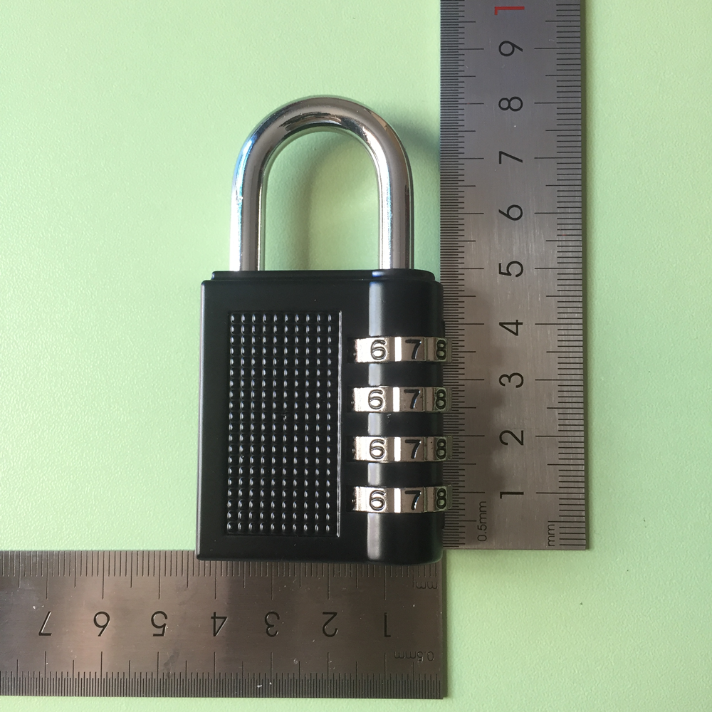 4 dial combination padlock large size gym padlock