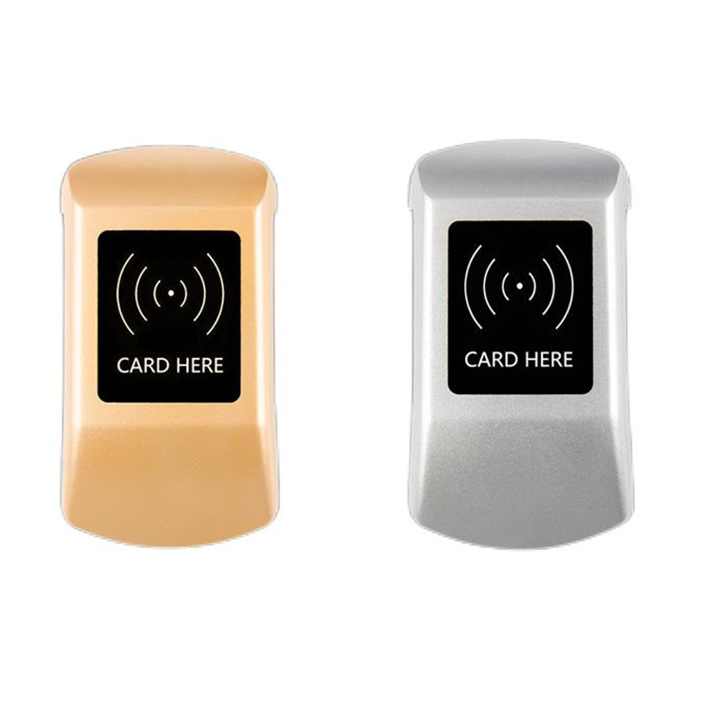 Electronic RFID key card gym locker lock 125khz 13.56mhz card sensor cabinet lock